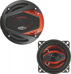 Set Difuzoare Auto Coaxiale Putere 80w 100 - 20 Khz Sensibilitate 88 Db Magnet 5.3 Oz Culoare Negru/portocaliu 