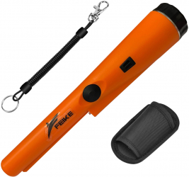 Detector de metale pretioase Feike portabil vibratie alarma impermeabil scanare 360° detectie aur si argint pentru copii aventur 
