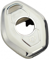 Husa alb cheie diamant BMW X5 E53 X3 F83 E46 E39 E38 E60 E63 E61 E64 Series 3 5 7 330i Z3 Z4 E85 E86 M5 325i 