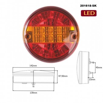 Lampa stop cu led 24V Hamburgher 201618 