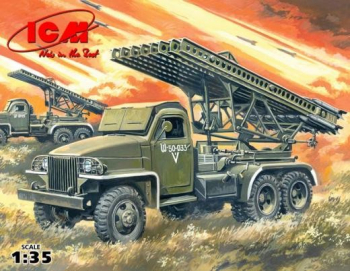 Masina BM-13-16N WWII Soviet Multiple Launch Rocket System 1 35 