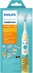 Periuta electrica sonica Philips Sonicare Kids HX3601/01 2 intensitati conectivitate la aplicatie 1 capat de periere aplicatie de 