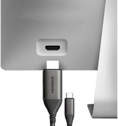 Cablu adaptor Axagon RVC-HI2MC USB-C la HDMI 2.0a (tata) 4K/60Hz 180 cm 