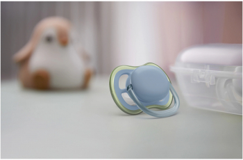 Set 2 suzete Philips-Avent SCF085/21 ultra air pacifier 0-6 luni Ortodontice fara BPA Bej/Albastru 