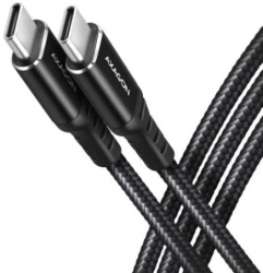 Cablu de date telefon Axagon USB-C 240 W 3 m Negru 