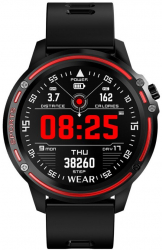 Ceas SmartWatch Wearbit L8 Monitorizare Nivel Oxigen din Sange Tensiune Arteriala Notificari Apeluri Negru 