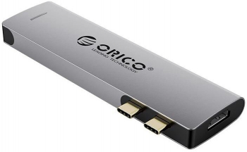 Docking station Orico 2CT-5H USB 2x Type-C gri