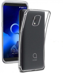 Husa Silicon Lemontti compatibila cu Alcatel 1C 2019 Transparent 