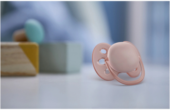 Set 2 suzete Philips-Avent SCF091/31 ultra soft 0-6 luni Ortodontice fara BPA Roz/Mov 
