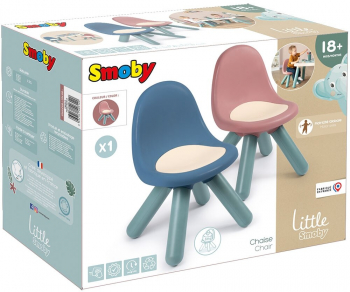 Scaunel cu spatar pentru copii Smoby Little roz 