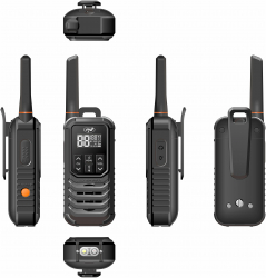 Statie radio portabila PNI PMR R80 PRO set cu 2 buc 0.5W 