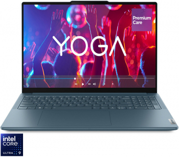 Ultrabook Lenovo Yoga Pro 9 16IMH9 16 3.2K Mini LED 165Hz Intel Core Ultra 9 185H 64GB DDR5X 1TB SSD NVIDIA RTX 4070 8GB Win 11 Home Teal 
