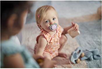 Set 2 suzete Philips-Avent SCF085/24 ultra air pacifier 0-6 luni Ortodontice fara BPA Mov/Verde 