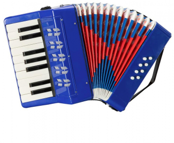 Acordeon Pentru Copii Klausstech Clasic Usor De Folosit Interactiv 8 Basi Dimensiune Mica Curea De Umar Design Elegant Atractiv Alb 