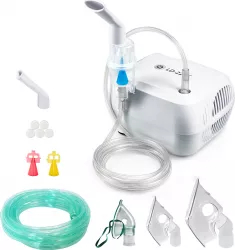 Aparat aerosoli cu compresor Little Doctor LD-220C PRO 3 dispensere 3 masti furtun 6 m 
