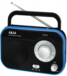 Aparat De Radio Akai am/fm negru 
