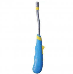 Aprinzator KlaussTech pentru aragaz Cu gaz Cap flexibil Reincarcabil Design compact Culoare Albastru 