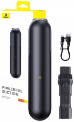 Baseus A0 Pro Car Vacuum Cleaner - Black Powerful and Portable 