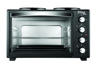 Cuptor Electric Cu Plita Zilan Putere 1600 W Capacitate 35 L Temperatura Ajustabila 50° - 300° C 4 Trepte De Incalzire Acceso 