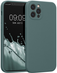 Husa Kwmobile pentru Apple iPhone 12 Pro Silicon Verde 59352.207 
