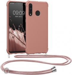 Husa Kwmobile pentru Huawei P30 Lite Silicon Roz 52079.154 