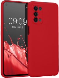 Husa Kwmobile pentru OPPO A74 5G/A54 5G Silicon Rosu 57571.229 