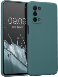 Husa Kwmobile pentru OPPO A74 5G/A54 5G Silicon Verde 57571.207 