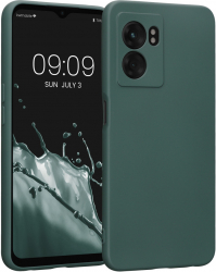Husa Kwmobile pentru OPPO A77 Silicon Verde 59245.169 