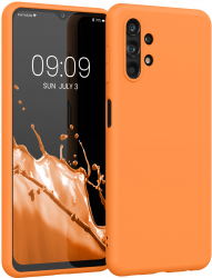 Husa Kwmobile pentru Samsung Galaxy A13 Silicon Portocaliu 57805.150 