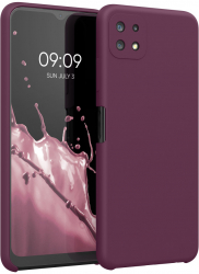Husa Kwmobile pentru Samsung Galaxy A22 5G Silicon Violet 55489.187 