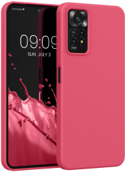 Husa Kwmobile pentru Xiaomi Redmi Note 11 Pro/Redmi Note 11 Pro 5G Silicon Roz 57373.238 