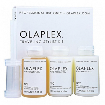 Kit pentru salon calatorii 1 bucata Bond Multiplier Nr. 1 100ml + 2 bucati Bond Perfector Nr. 2 100ml Olaplex Pro 