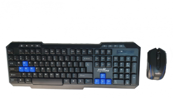 Kit Tastatura Si Mouse Klausstech Fara Fir Design Pentru Gaming Conectare Instanta Mouse Cu 3 Setari Dpi Tastatura Cu 8 Taste Colorate 