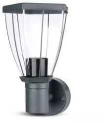 Lampa Gradina Perete E27 - Negru 40W IP44 