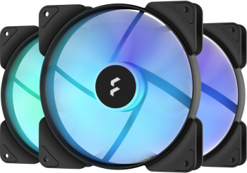 Ventilator / radiator Fractal Design Aspect 12 RGB Black 120 mm Three Fan Pack 