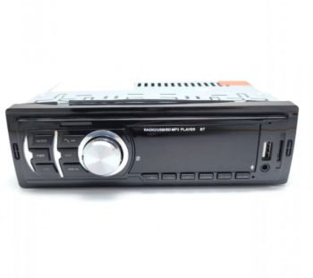 Radio Casetofon Mp3 Player Auto Aux Frontal Bluetooth Fm/usb/aux/sd Egalizator Mute Ceas Radio Negru 