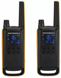 Set statii emisie-receptie 10 km TALKABOUT 16 canale principale si 121 secundare Protectie IPX4 Lampa LED Raza de actiune maxima 1 