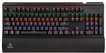 Tastatura De Gaming Taste Mecanice Luminozitate Reglabila Indicatori Led Interfata Usb 2.0 Cauciuc Anti-alunecare Negru 