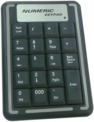 Tastatura Numerica KlaussTech Conectare USB 19 Butoane Dimensiuni Reduse Negru 