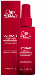Tratament leave-in pentru par deteriorat cu AHA si Omega-9 Repair 3 Miracle 95 ml Wella Pro 