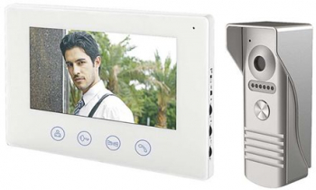 Video-interfon 3in1 Smart Home ultra-plat Cu Diagonala De 7 Inch Deschidere Usa wifi Iluminare Pe Timp De Noapte Led Culoare Rosie
