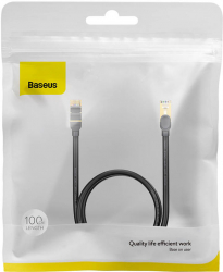 10Gbps Network Cable Baseus RJ45 1m Black 