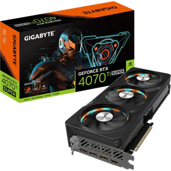 Placi video Placa video GIGABYTE GeForce RTX 4070 Ti SUPER GAMING OC 16GB GDDR6X 256-bit DLSS 3.X Resigilat