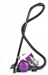 Aspirator Electric Fara Sac Filtru Hepa 900w Capacitate 3 L 79 Db Alimentare 220-240 50/60hz Cablu 3.2 M Culoare Alb/mov 