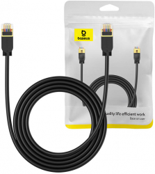 Baseus Black Ethernet RJ45 Cable 2m - 10Gb 