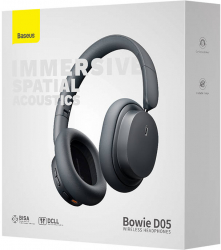 Baseus Bowie D05 Bluetooth 5.3 ANC Headphones Gray 
