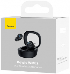 Baseus Bowie WM02 - Casti wireless Bluetooth 5.0 negru 