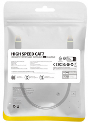 Baseus Cat 7 Flat Ethernet Cable 0.5m Black 