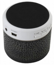 Boxa Portabila Bluetooth Klausstech Radio Fm Usb 3w Slot Card Aux-in Aluminiu Neagra 