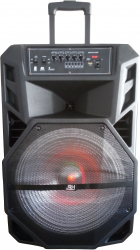 Boxa Portabila Jrh Putere Muzicala 1000 W Port Usb Radio Fm Conectivitate Bluetooth microfon Wireless Led Light 2200 Mah N 